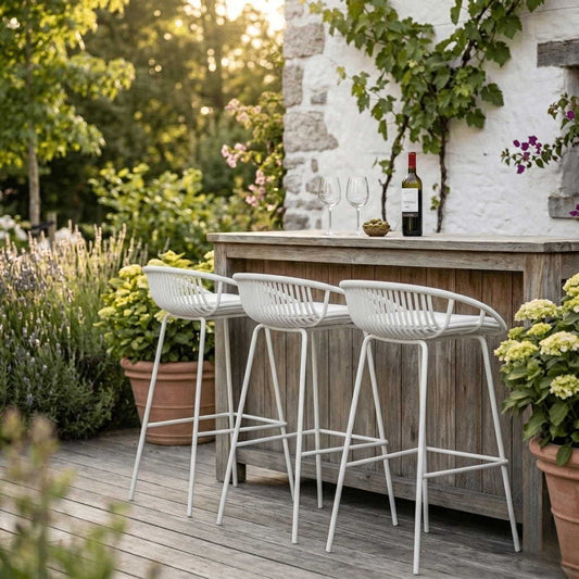 Kick (tuin)barkruk Rio - Wit