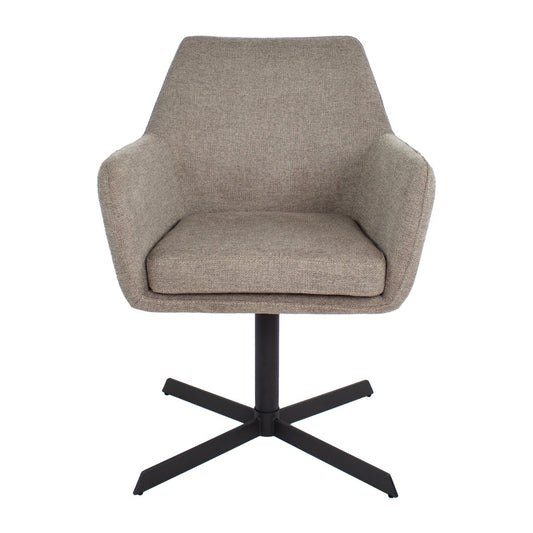 Kick eetkamerstoel Viktor Texture - Taupe