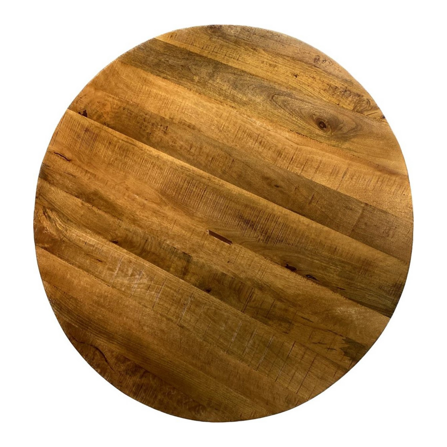 Mangohout Tafel Swiss Rond Naturel