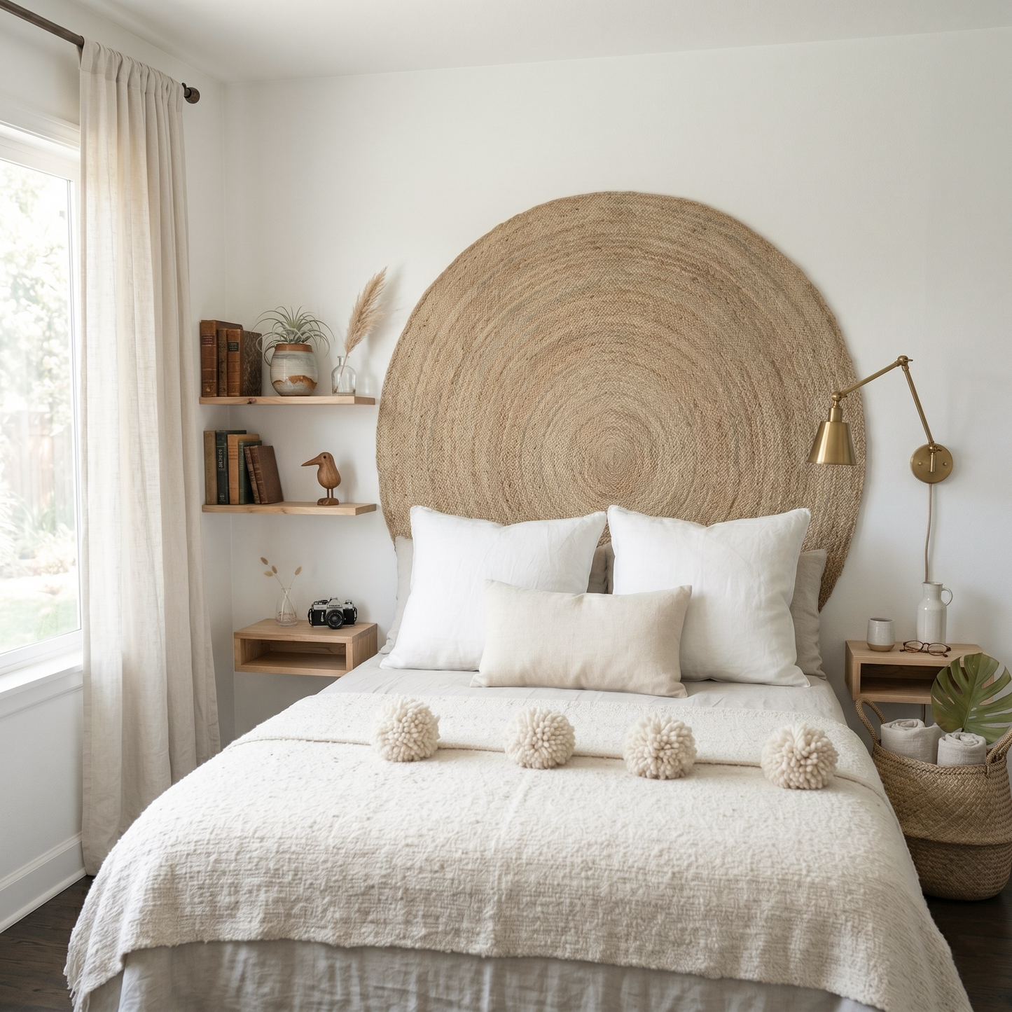 Rond Jute Rug Naturel - 210 cm