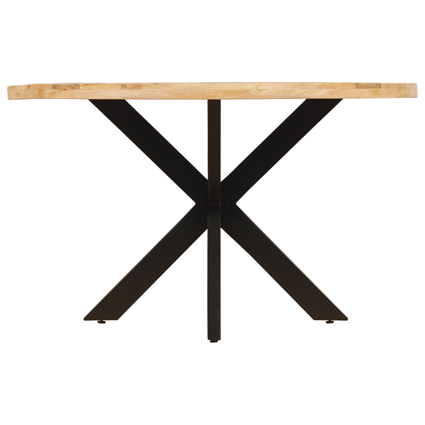 Eettafel Rond Edwin Mangohout Naturel