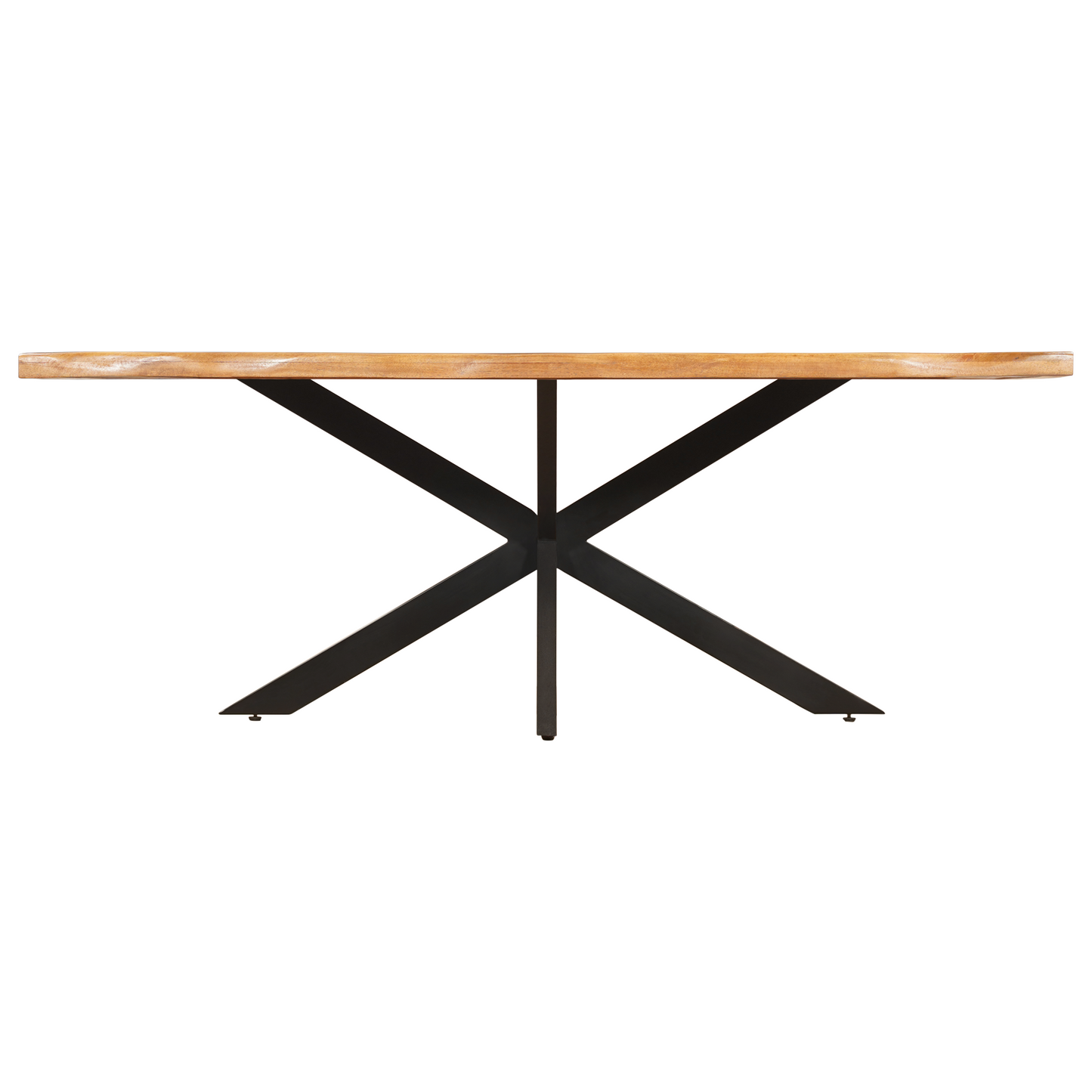 Eettafel Rechthoek Live Edge Mangohout Naturel