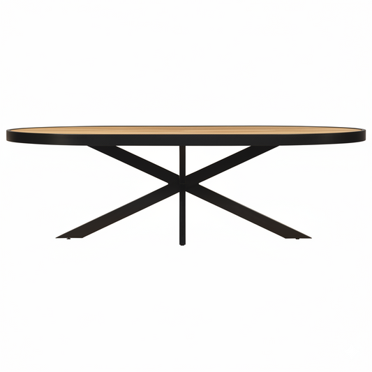 Eettafel Ovaal Milo Mangohout Naturel BB