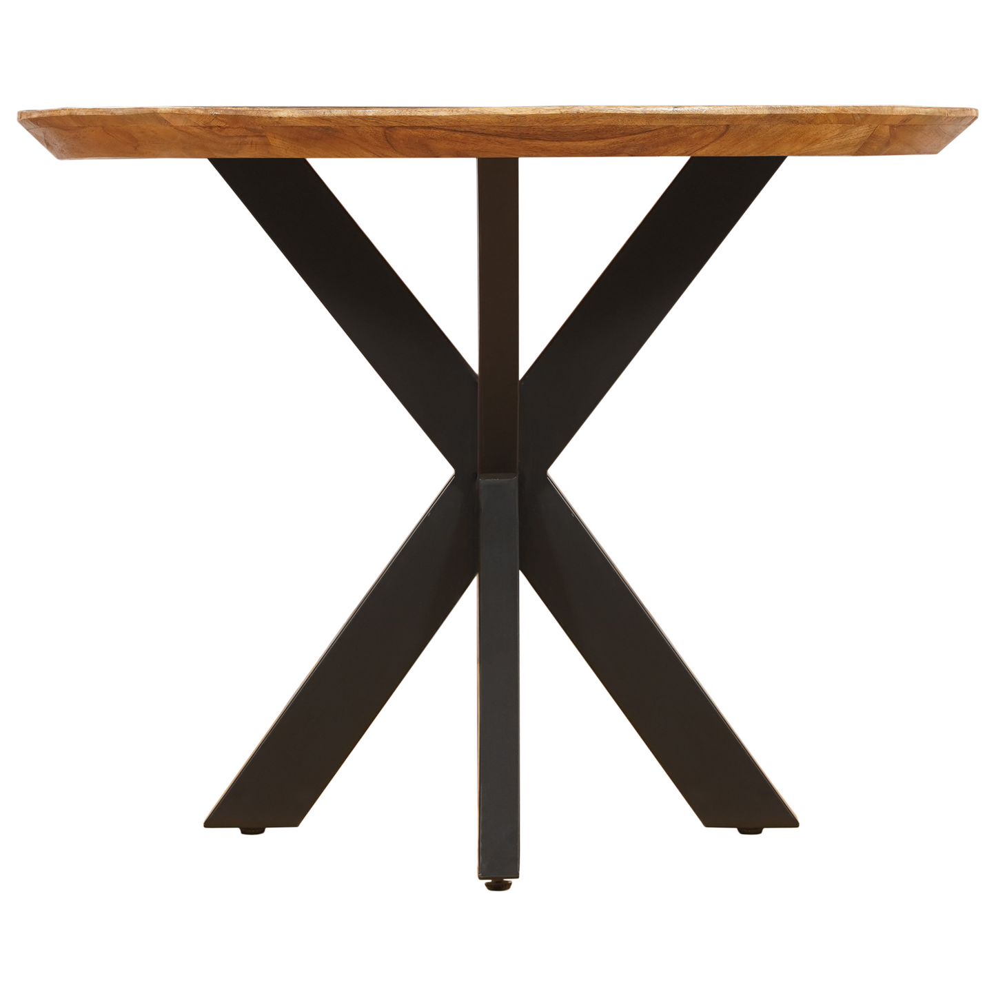 Eettafel Rond Swiss Edge Mangohout Naturel