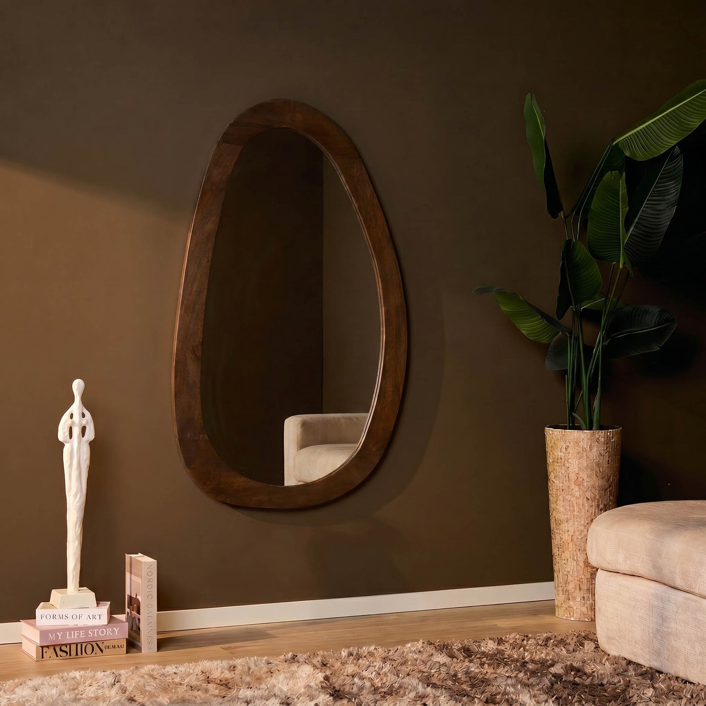 Spiegel Lou | 70 cm | Brown
