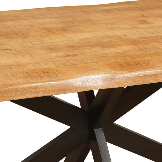 Tafelblad Rechthoek Mangohout Live Edge Naturel