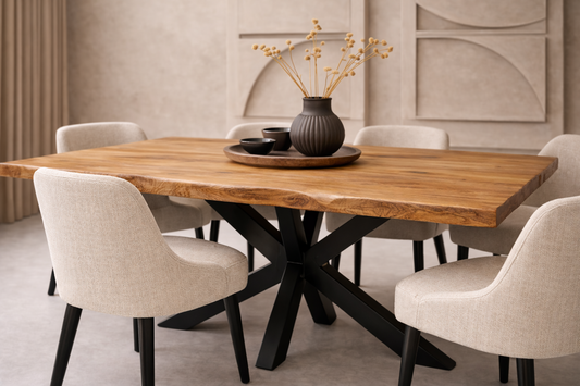 Welke eettafel kies je voor een open leefkeuken of eetkamer?