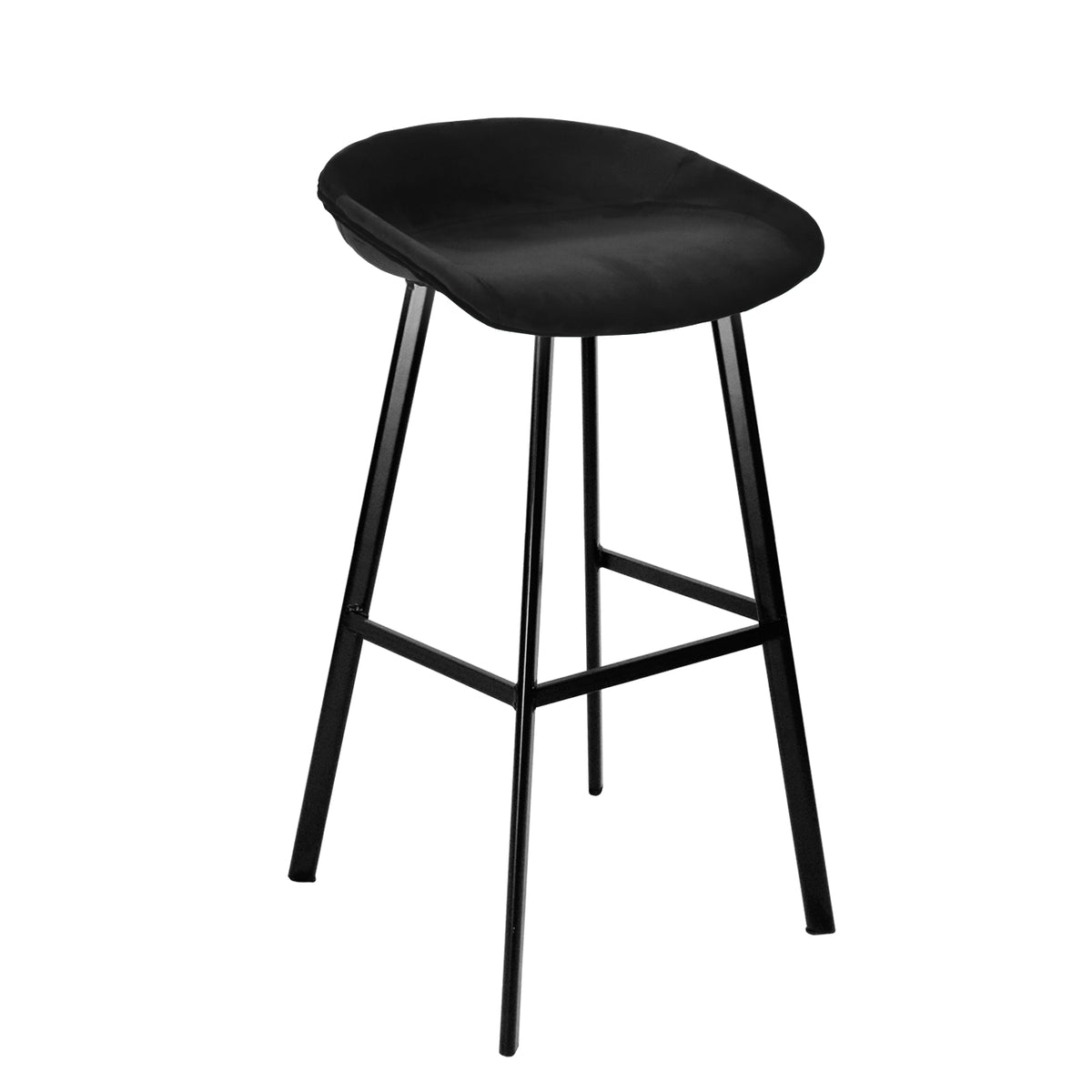 Kick Barhocker Finn - 70 cm - Schwarz