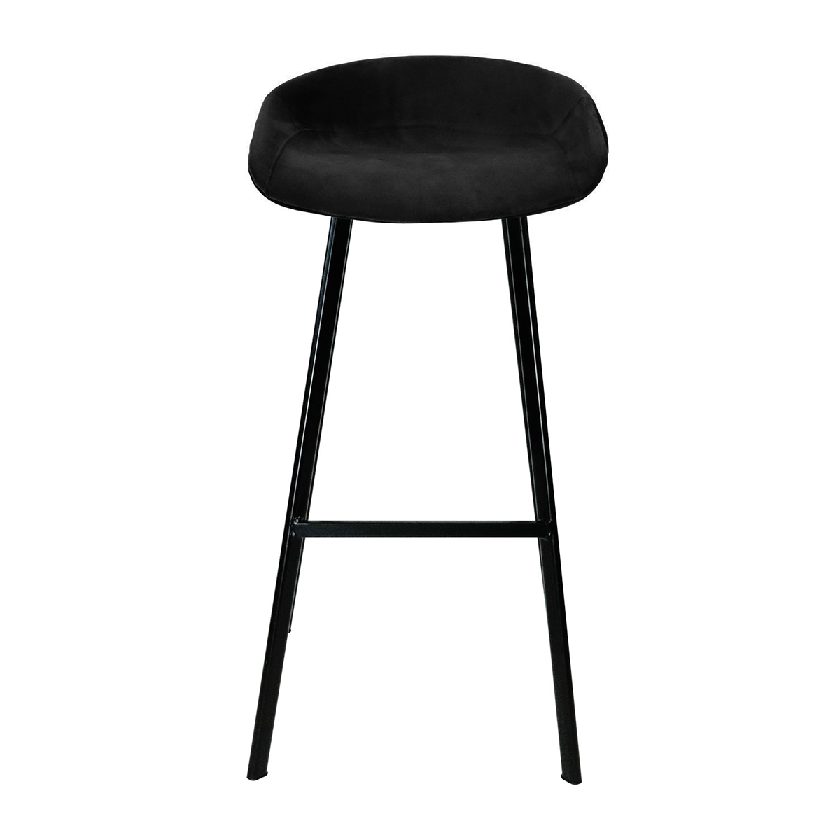 Kick Barhocker Finn - 80 cm - Schwarz