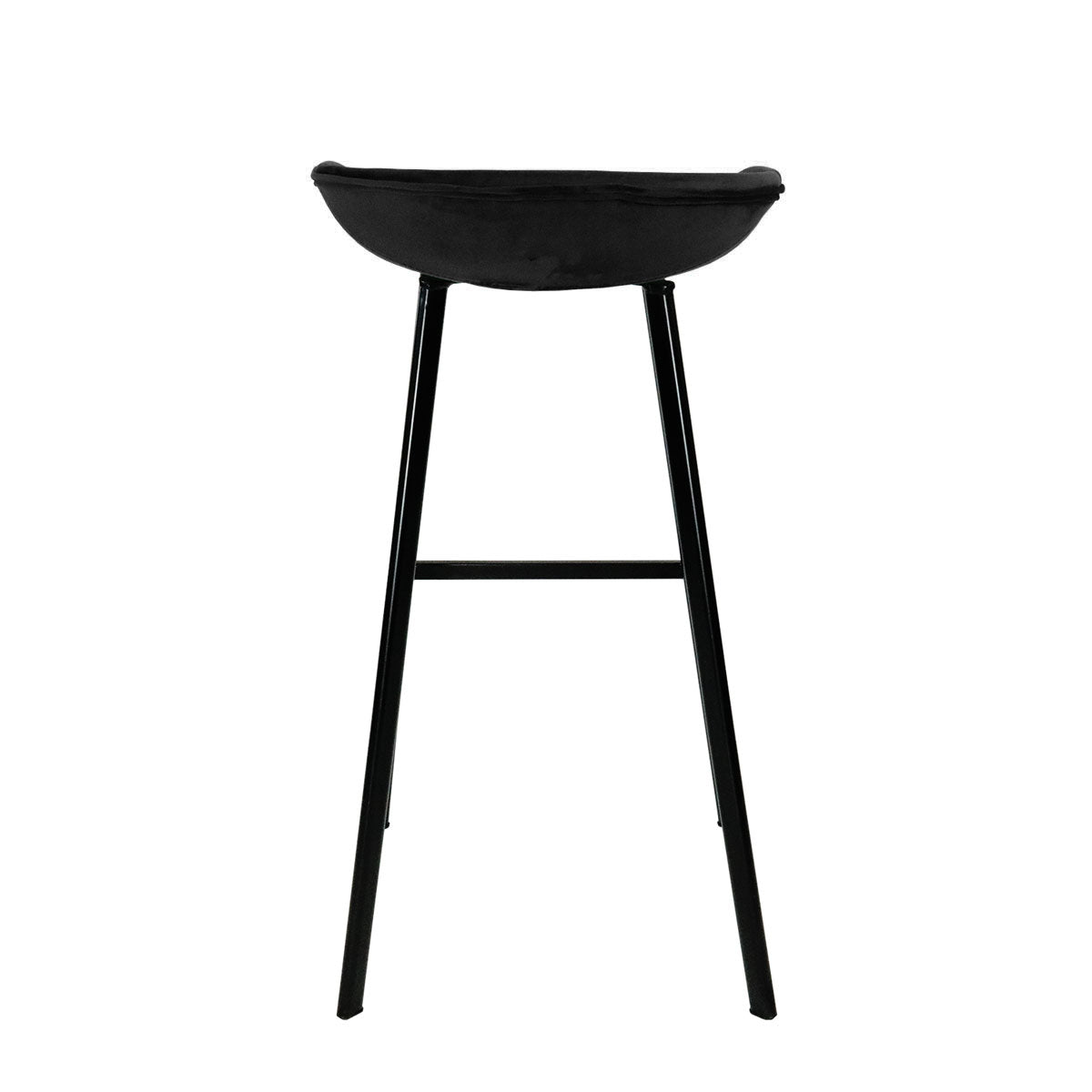 Kick Barhocker Finn - 80 cm - Schwarz
