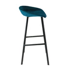 Tabouret de bar Kick Finn - 70 cm - Bleu
