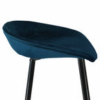 Tabouret de bar Kick Finn - 80 cm - Bleu foncé