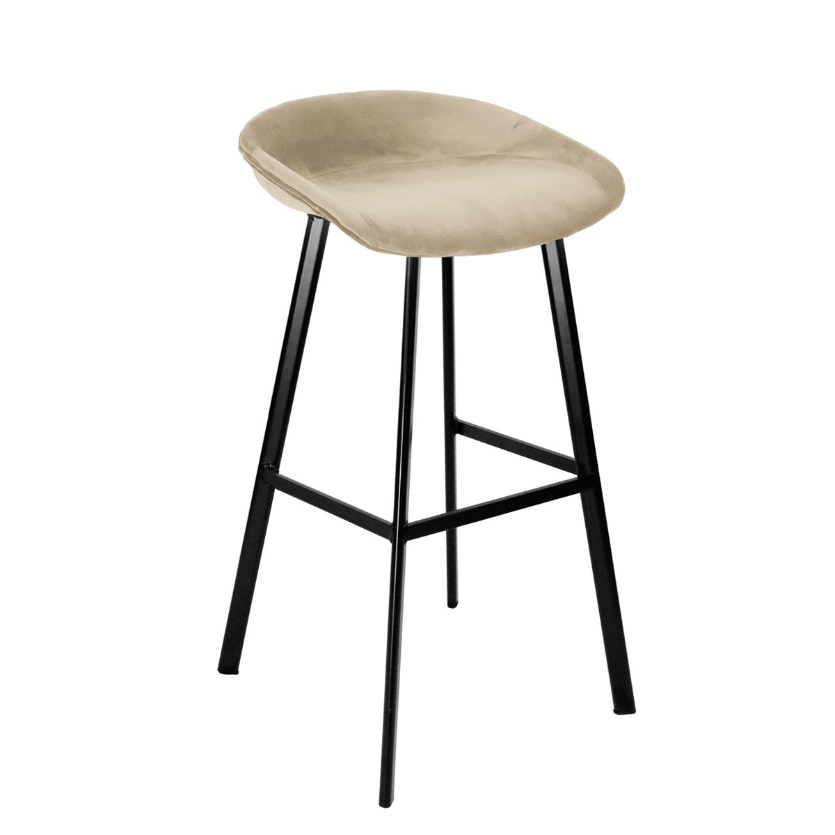 Kick Barhocker Finn - 70 cm - Champagner