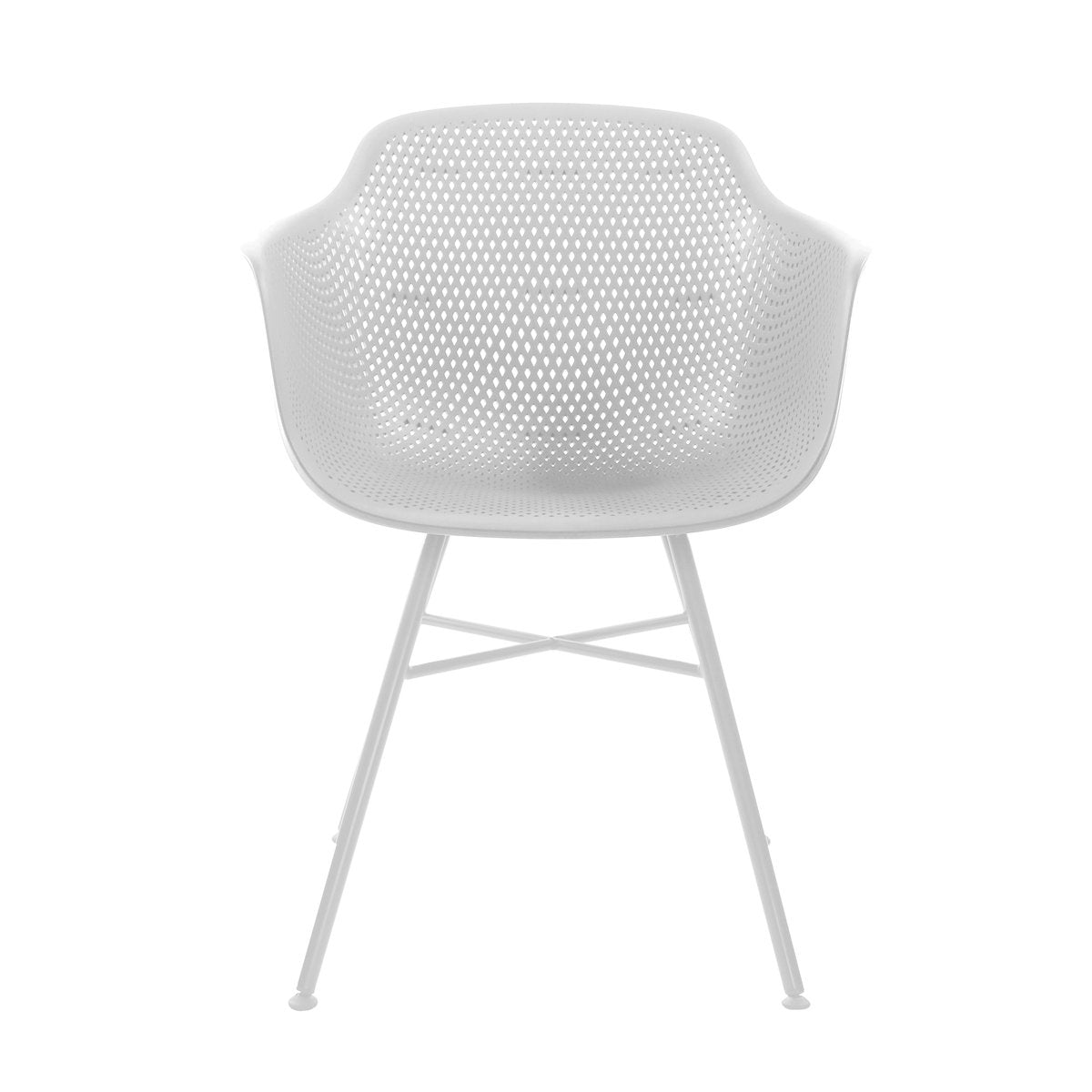 Chaise de jardin Kick Indy - Cadre blanc - Blanc
