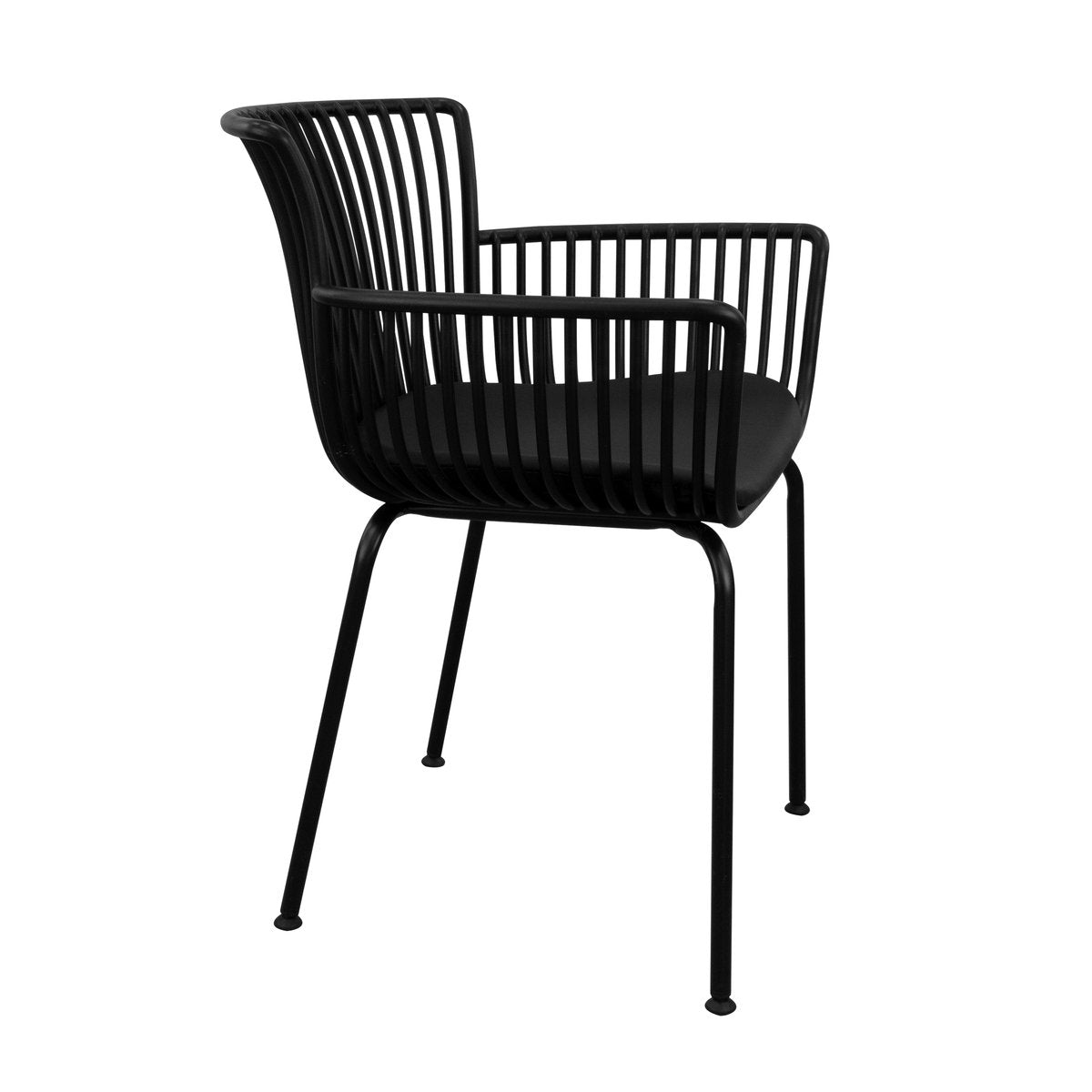 Chaise de jardin Kick Otis - Noir