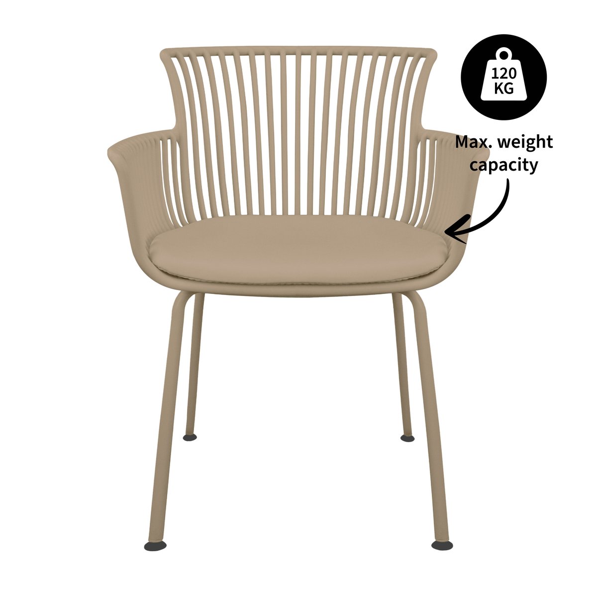 Kick Gartenstuhl Otis - Beige
