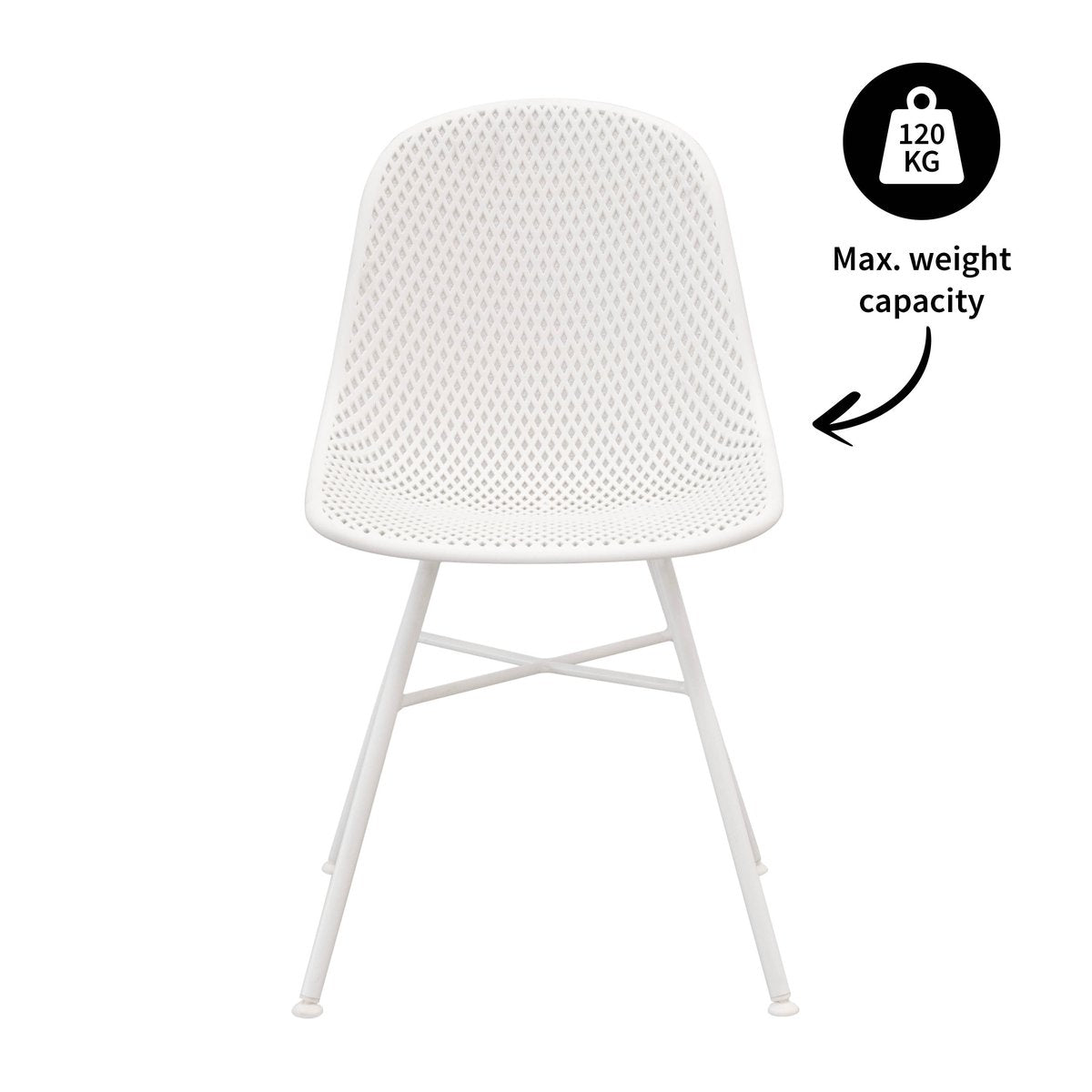Chaise de jardin Kick Sol - Blanc