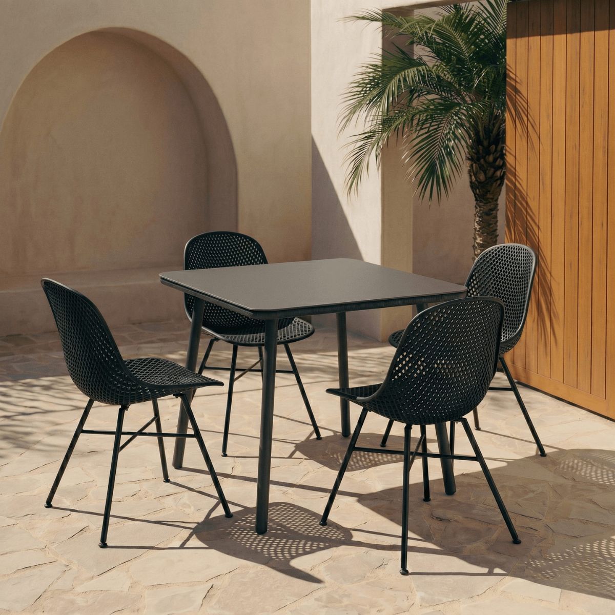 Kick tuinstoel Sol - Zwart