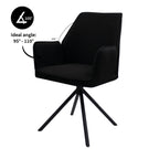 Chaise de salle à manger Kick Lex - Noir