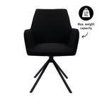 Chaise de salle à manger Kick Lex - Noir