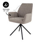 Chaise de salle à manger Kick Lex - Gris