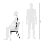 Chaise de salle à manger Kick Lana - Blanc