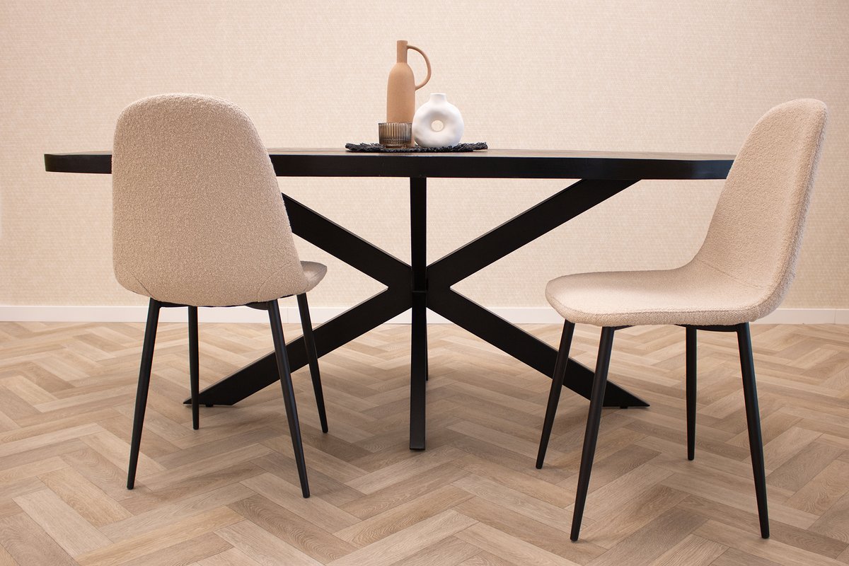 Kick eetkamerstoel Mees - Beige