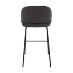 Kick Barhocker Sepp - Bouclé - Dunkelgrau