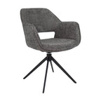 Chaise pivotante Kick Owen - Gris foncé