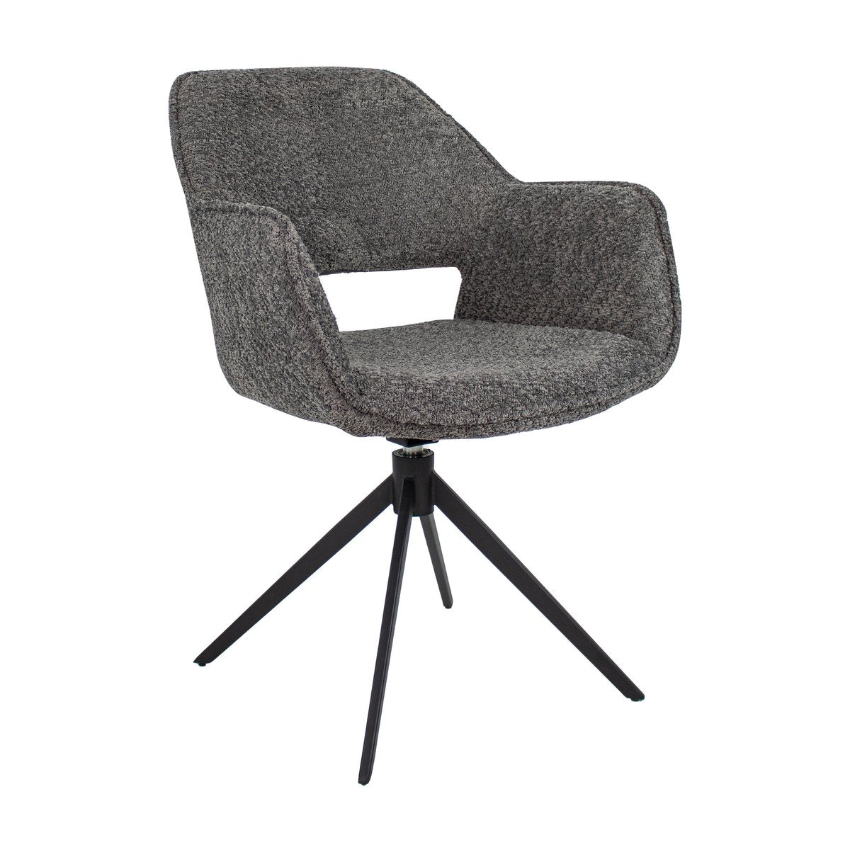 Chaise pivotante Kick Owen - Gris foncé