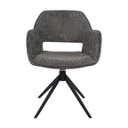 Chaise pivotante Kick Owen - Gris foncé