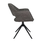 Chaise pivotante Kick Owen - Gris foncé