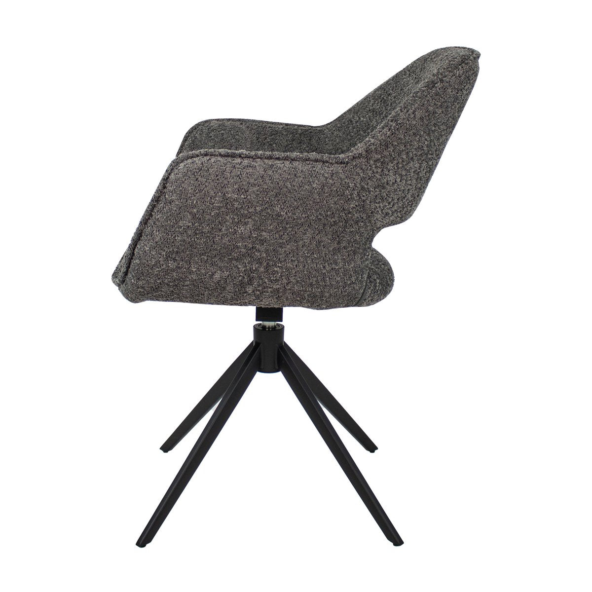 Chaise pivotante Kick Owen - Gris foncé