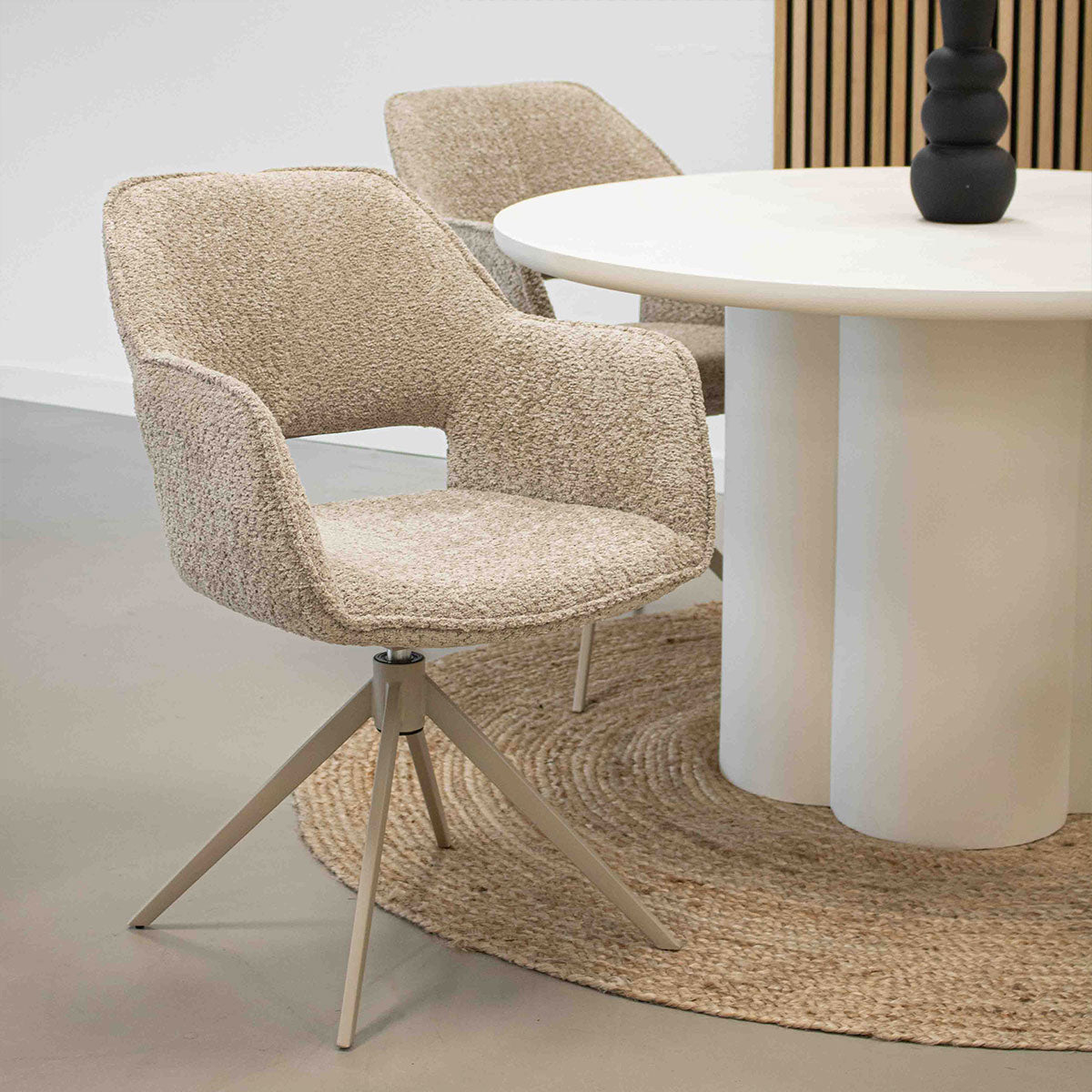 Kick draaistoel Owen - Beige
