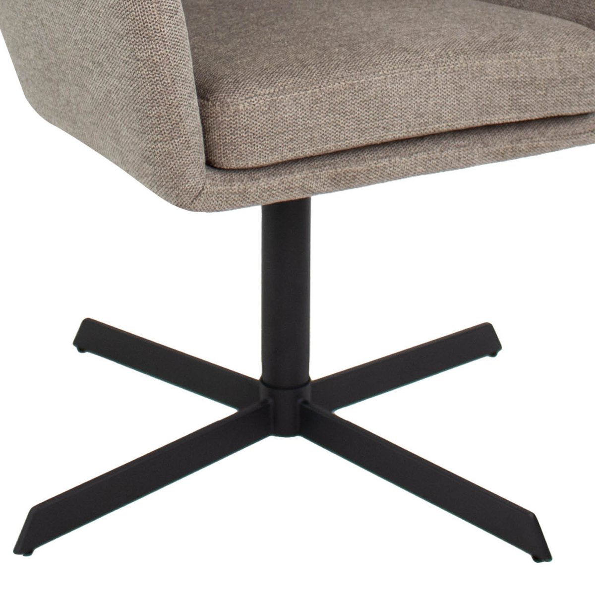 Kick eetkamerstoel Viktor Texture - Taupe