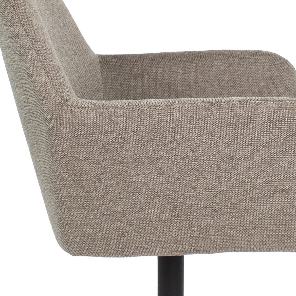 Kick eetkamerstoel Viktor Texture - Taupe
