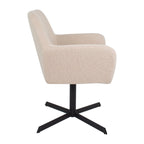Kick Drehstuhl Viktor Bouclé - Beige