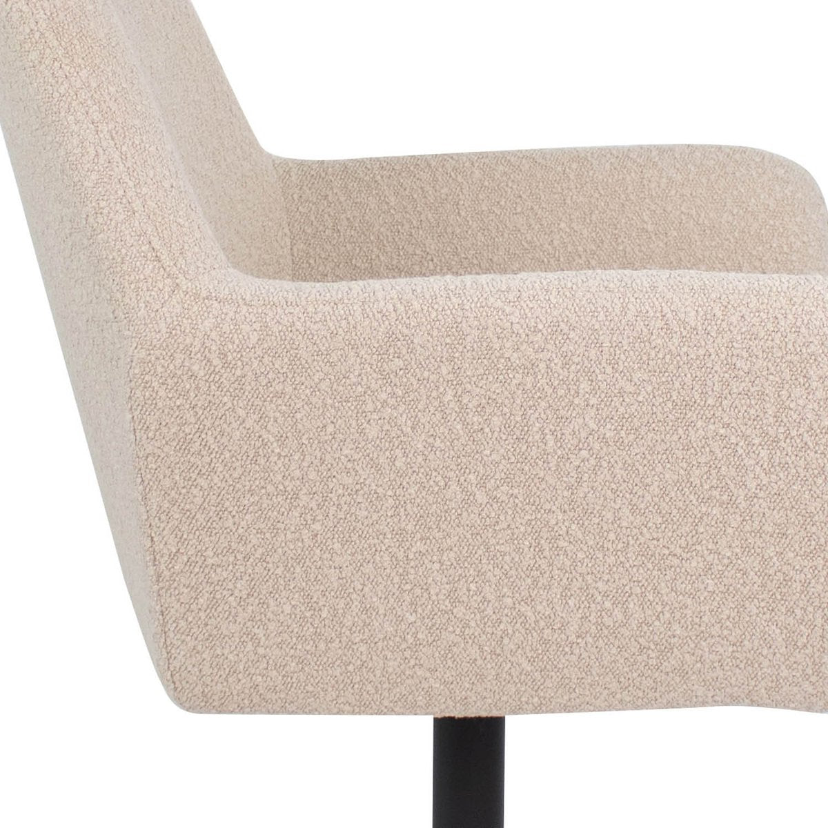 Kick Drehstuhl Viktor Bouclé - Beige