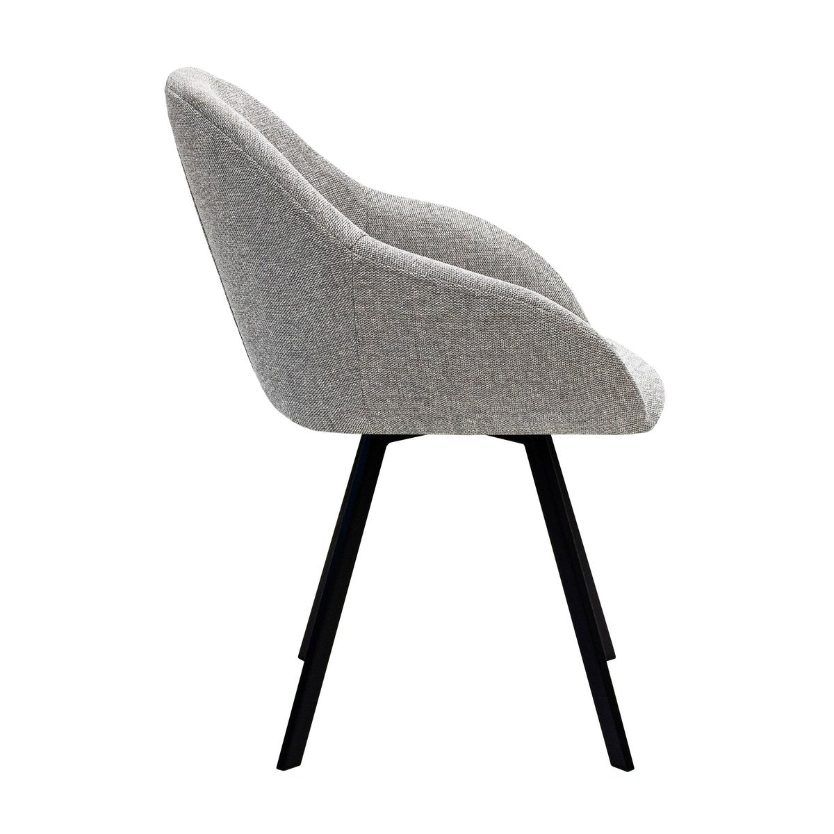 Chaise pivotante Kick Olof - Gris