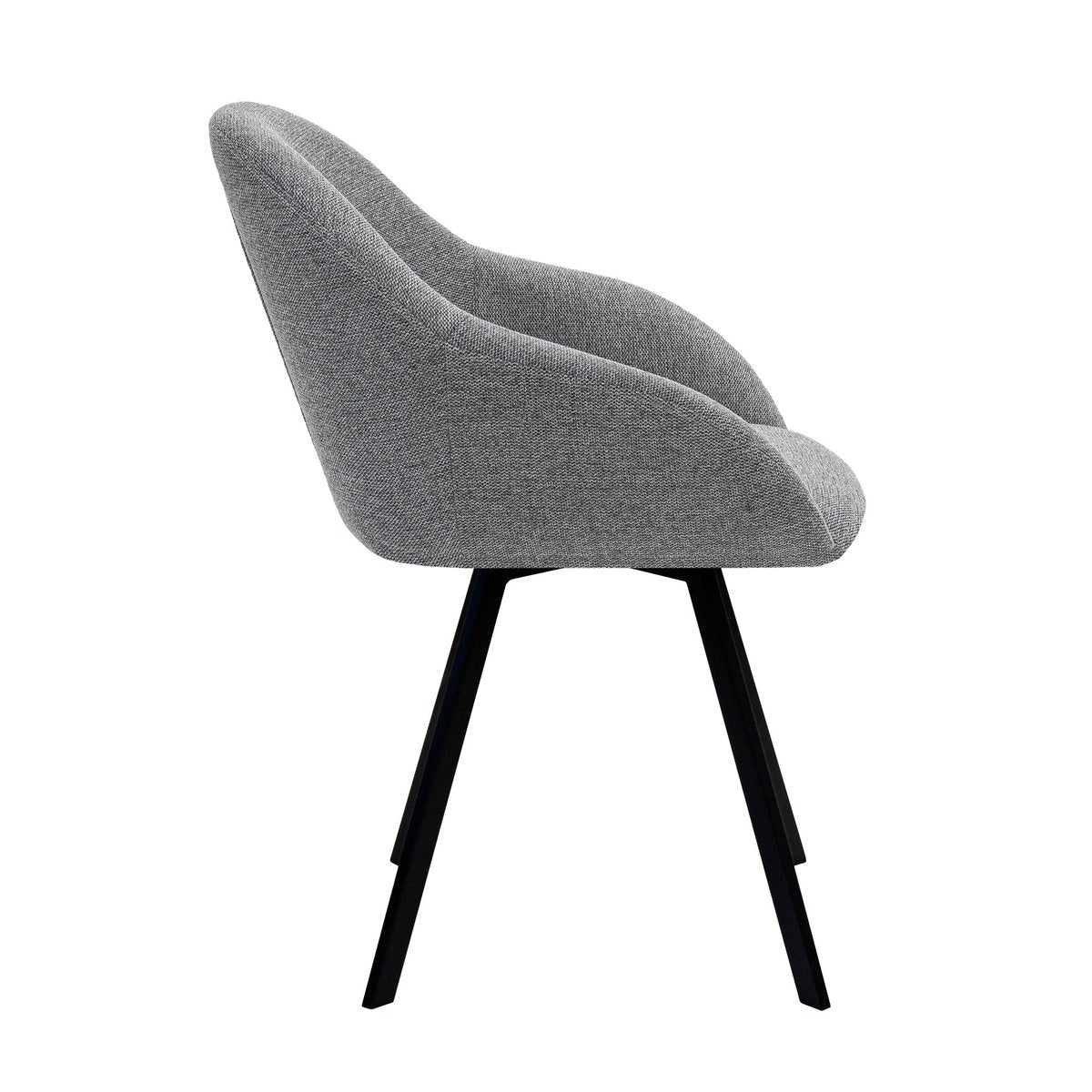 Chaise pivotante Kick Olof - Gris foncé