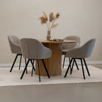 Chaise pivotante Kick Olof - Taupe