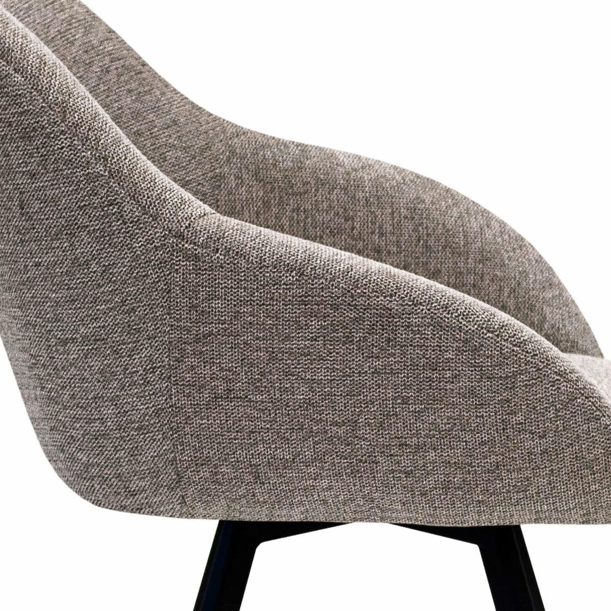 Chaise pivotante Kick Olof - Taupe