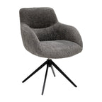 Chaise pivotante Kick Fer - Gris foncé