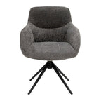 Chaise pivotante Kick Fer - Gris foncé