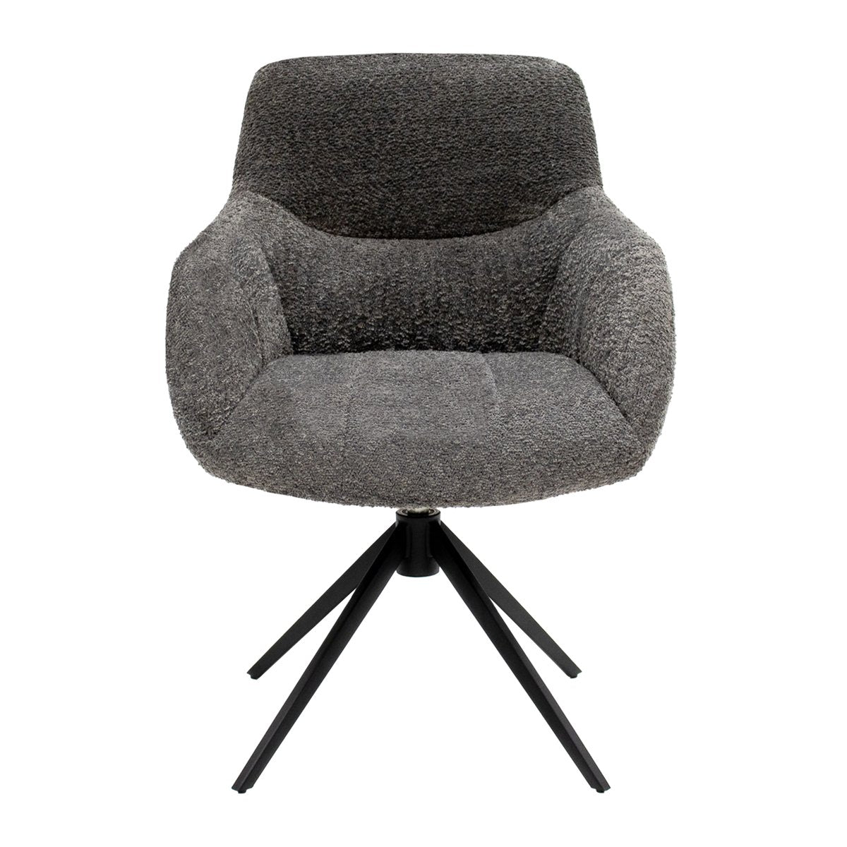 Chaise pivotante Kick Fer - Gris foncé