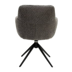 Chaise pivotante Kick Fer - Gris foncé