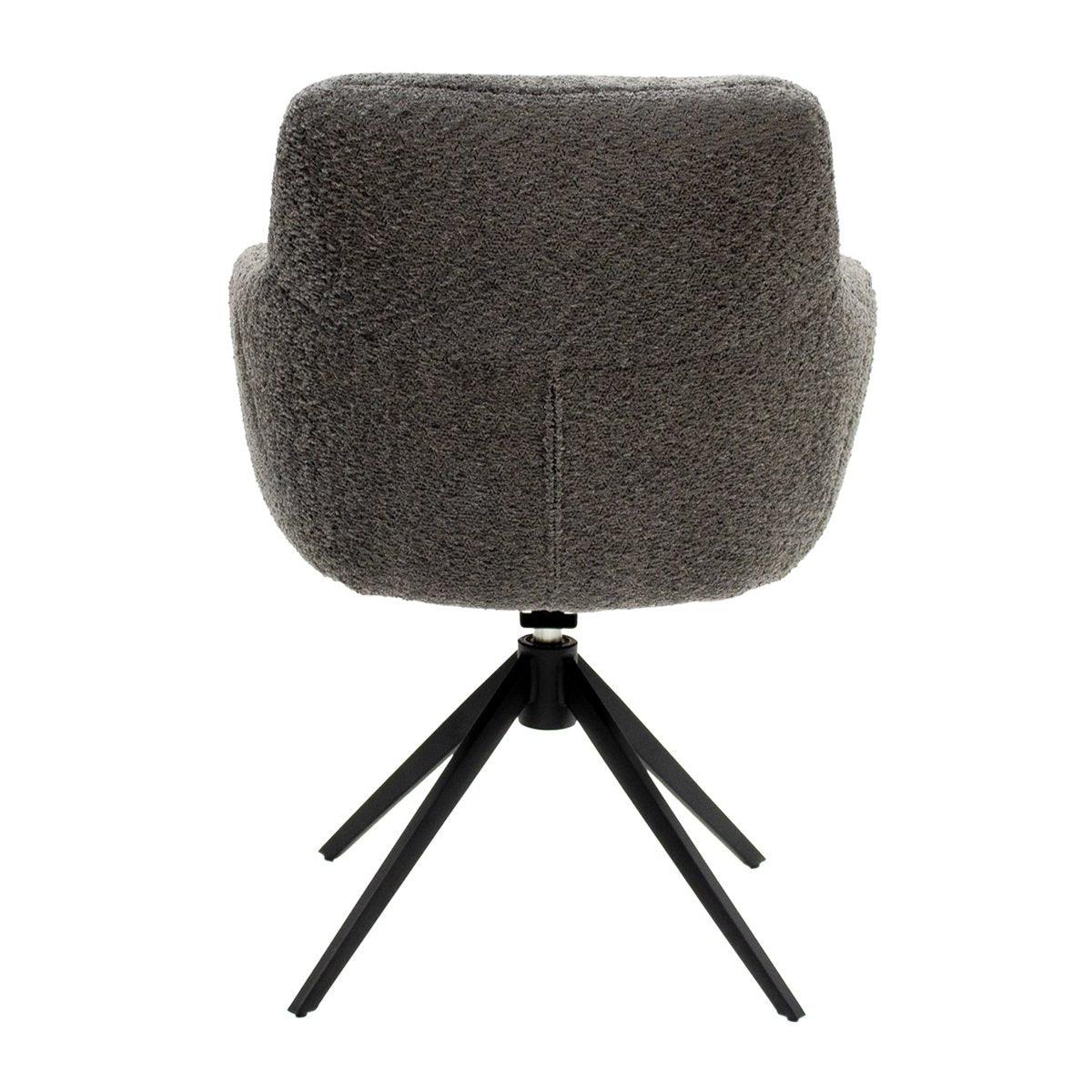 Chaise pivotante Kick Fer - Gris foncé