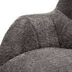 Chaise pivotante Kick Fer - Gris foncé
