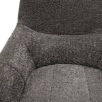 Chaise pivotante Kick Fer - Gris foncé