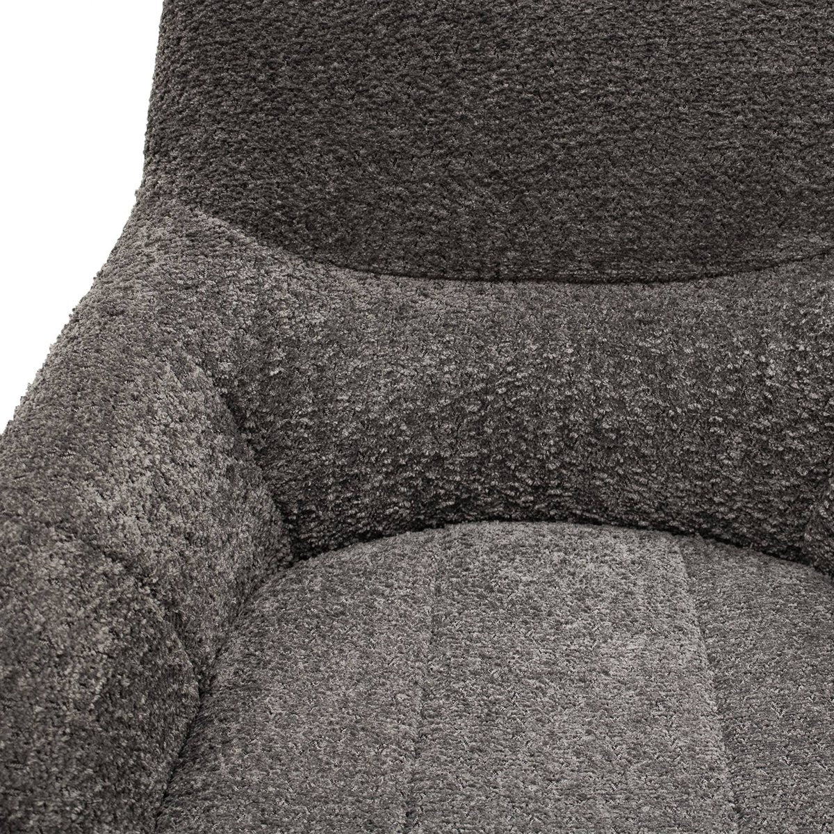 Chaise pivotante Kick Fer - Gris foncé